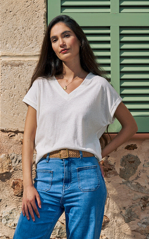 Cotton T-shirt - White