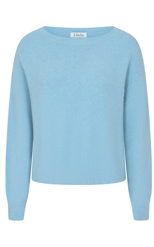 Bettina Short - Powder Blue, Alpaca Jumper