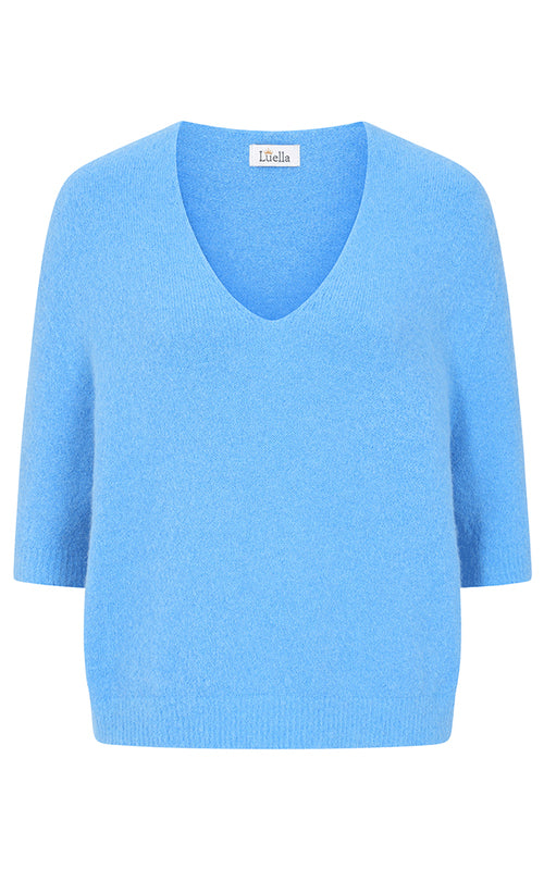 Valentina - Bright Blue, Alpaca Jumper