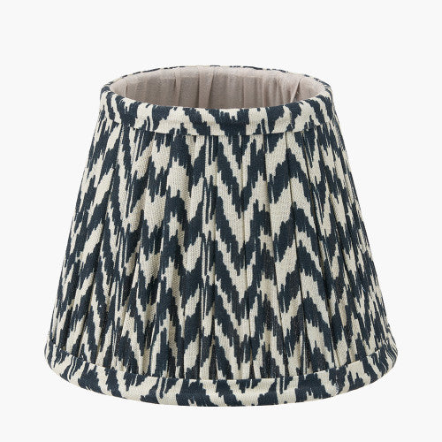Vienna, Black Chevron Pleat Lampshade - 16cm