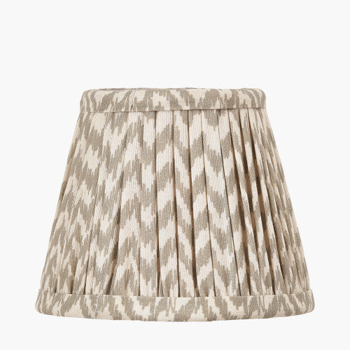 Vienna, Taupe Chevron Pleat Lampshade - 16cm