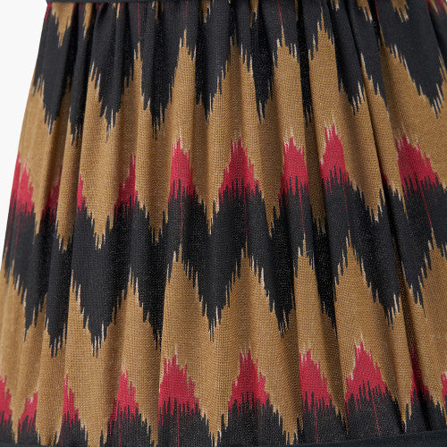 Athira, Multi Chevron Pleated Shade - 16cm