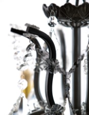 (PRE-ORDER ONLY) Large 12 Branch, Matt Black, Shallow Chandelier