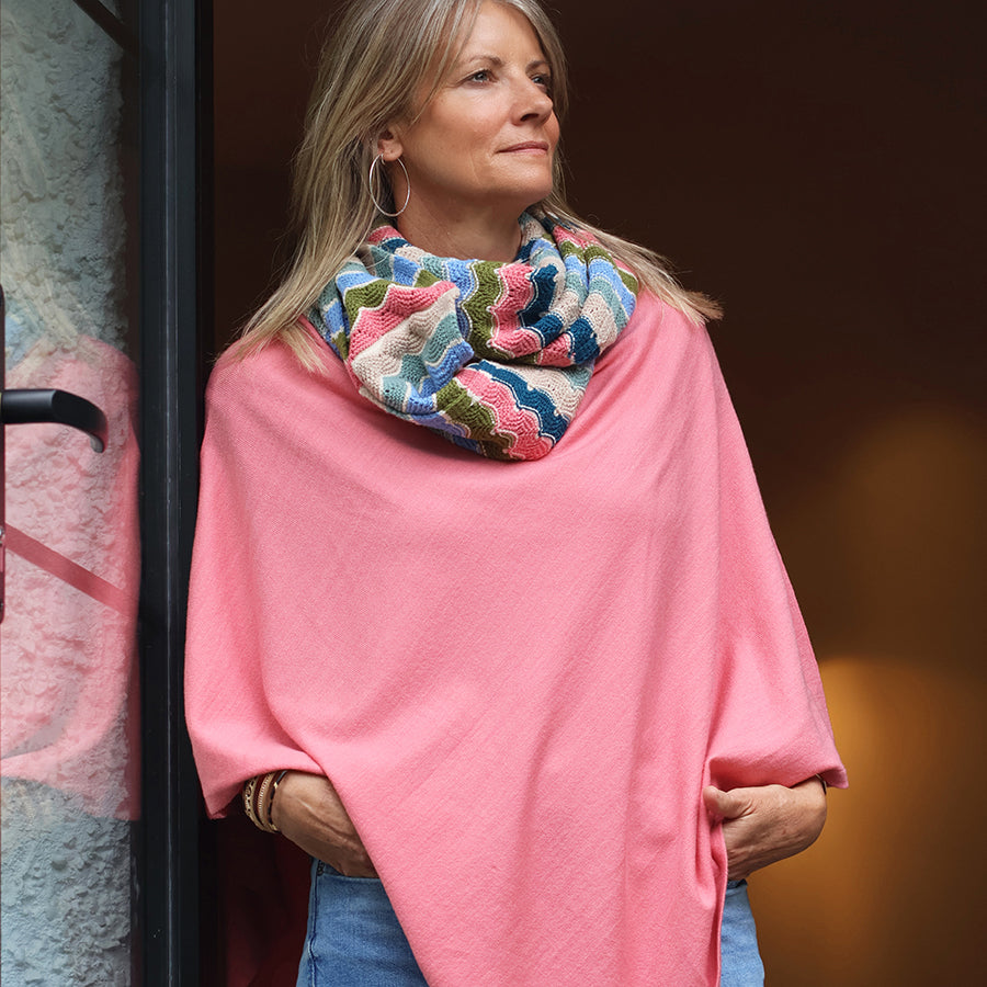 Pink Poncho