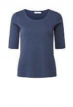 Raine - Cotton Rib T - Navy