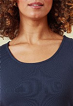 Raine - Cotton Rib T - Navy