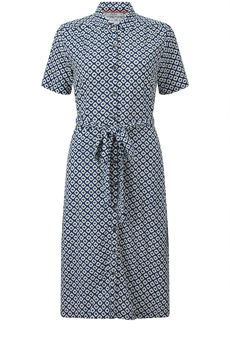 Bavrina Dress - Ikat Tile