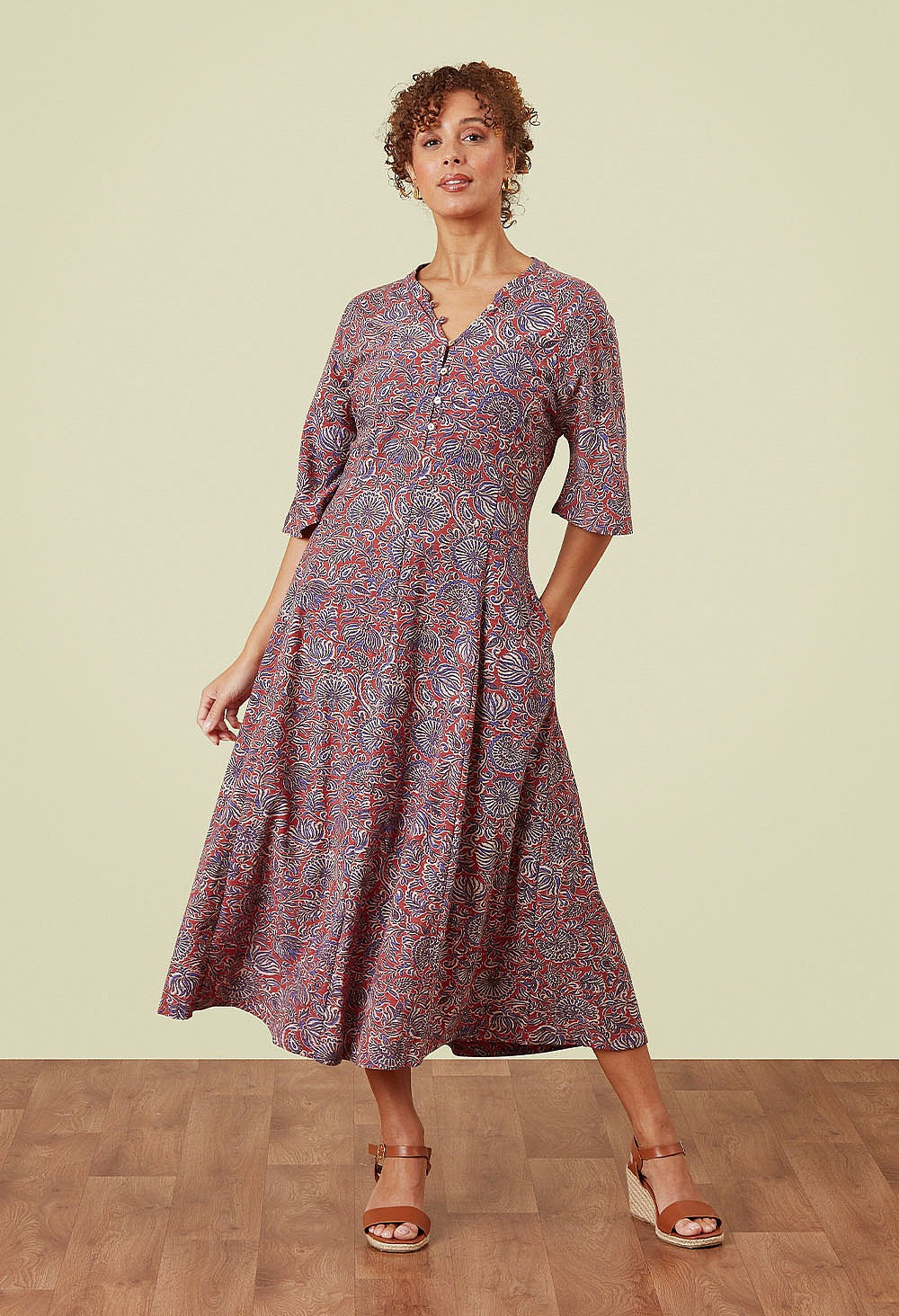 Kulfi Dress - Honeysuckle