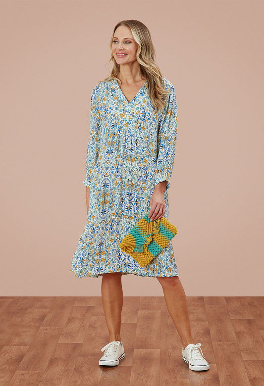 Sunshine Palm Dress