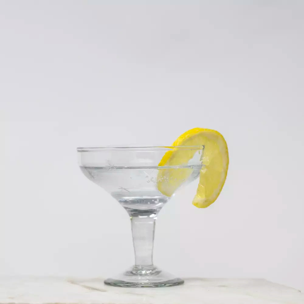 Champagne Coupe - Etched Stars