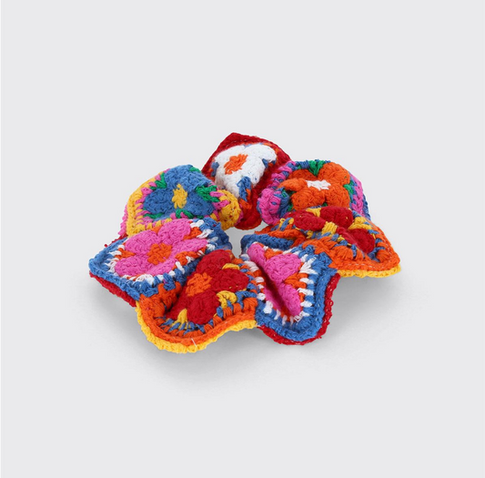 Boho Crochet Scunchie