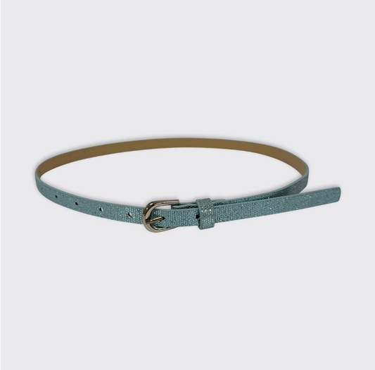 Blue Lustre Skinny Belt