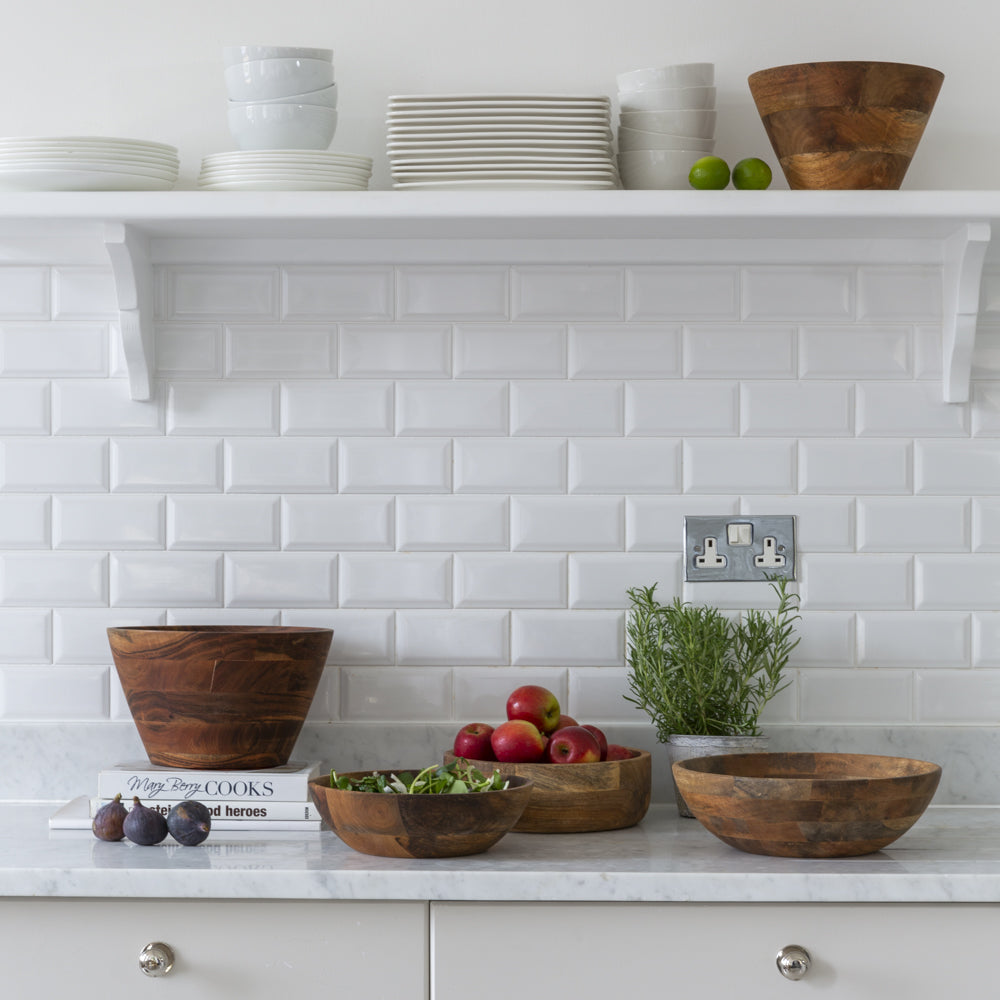 Mango Shallow Salad Bowl