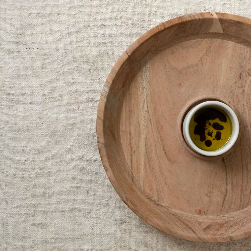 Acacia Chip & Dip Serving Platter